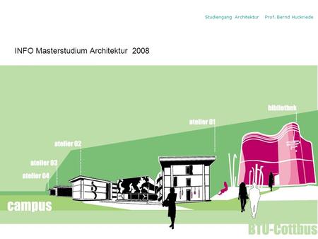 INFO Masterstudium Architektur  2008