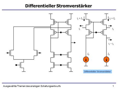 Differentieller Stromverstärker