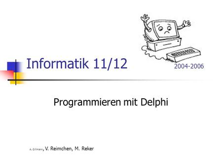 Programmieren mit Delphi