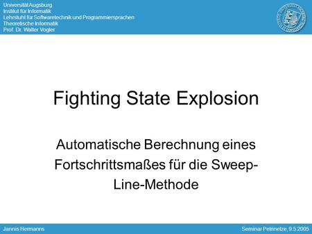 Fighting State Explosion