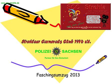 Www.scc-strehla.de Faschingsumzug 2013.