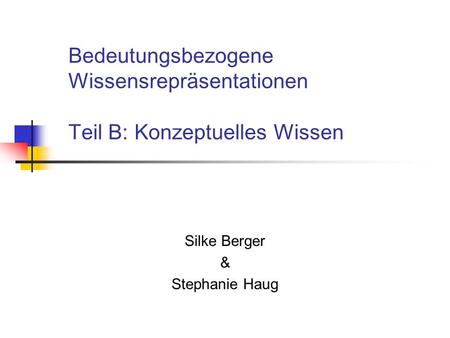 Silke Berger & Stephanie Haug