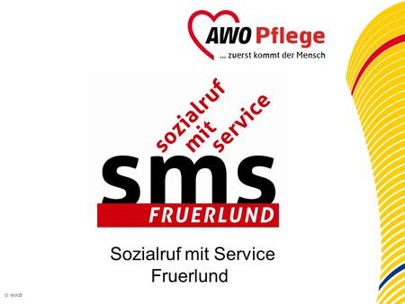 1 © wkö Sozialruf mit Service Fruerlund. 2 © wkö Sicherheit für die Bewohnerinnen und Bewohner des Stadtteils Fruerlund, bei Problemen und belastenden.