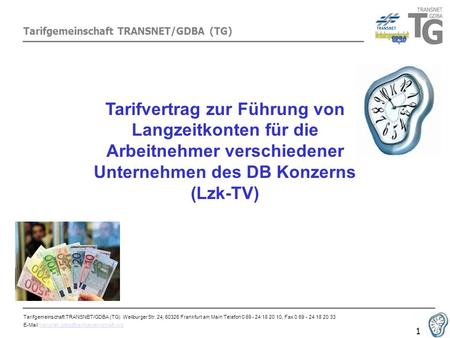 Tarifgemeinschaft TRANSNET/GDBA (TG)