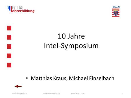 10 Jahre Intel-Symposium