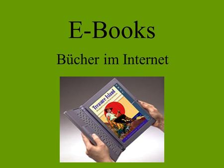 E-Books Bücher im Internet.