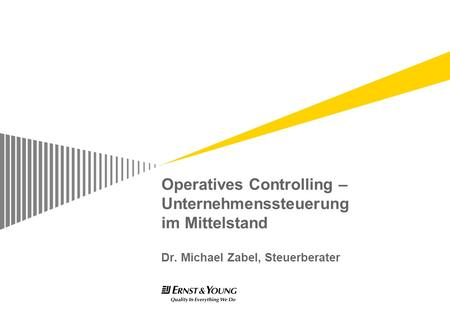 Operatives Controlling – Unternehmenssteuerung im Mittelstand