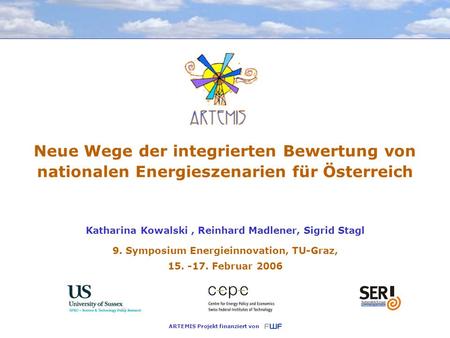 9. Symposium Energieinnovation, TU-Graz, Februar 2006