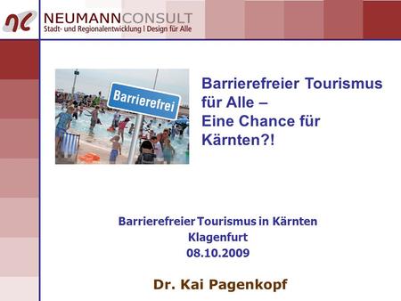 Barrierefreier Tourismus in Kärnten