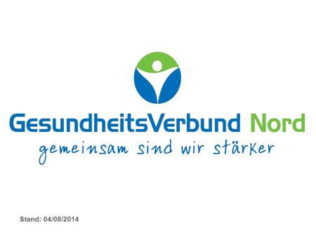 Grafik H 3,99 * B 5,38 Förderer Ziele Finanzierung GVN Projekte Partner 1 Stand: 04/08/2014.