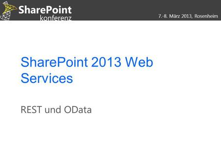 SharePoint 2013 Web Services
