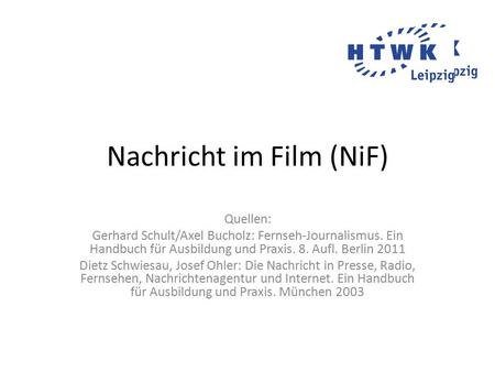 Nachricht im Film (NiF)