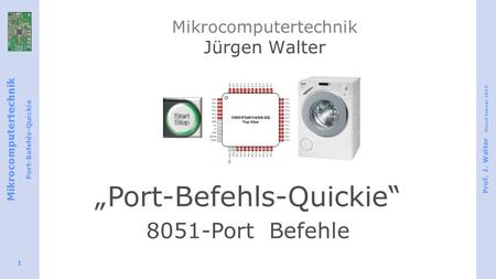 Mikrocomputertechnik Jürgen Walter