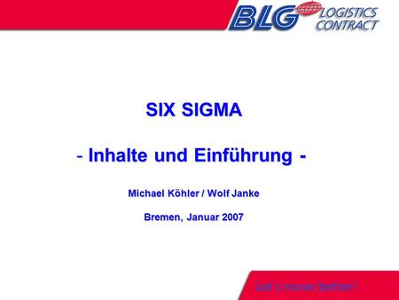 Inhalte und Einführung - Michael Köhler / Wolf Janke