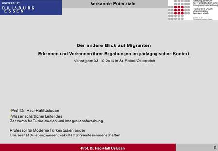 Vortragsprogramm Schüler mit Migrationshintergrund im Bildungssystem