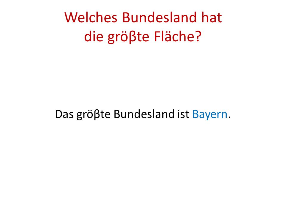 Welches Bundesland Welches Bundesland