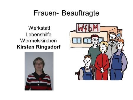Werkstatt Lebenshilfe Wermelskirchen Kirsten Ringsdorf