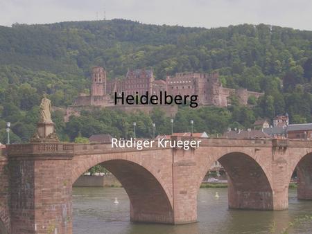 Heidelberg Rüdiger Krueger.