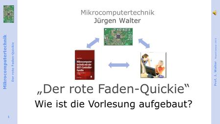 Mikrocomputertechnik Jürgen Walter