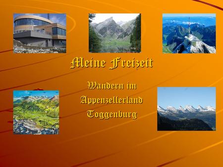 Wandern im Appenzellerland Toggenburg