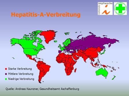 Hepatitis-A-Verbreitung
