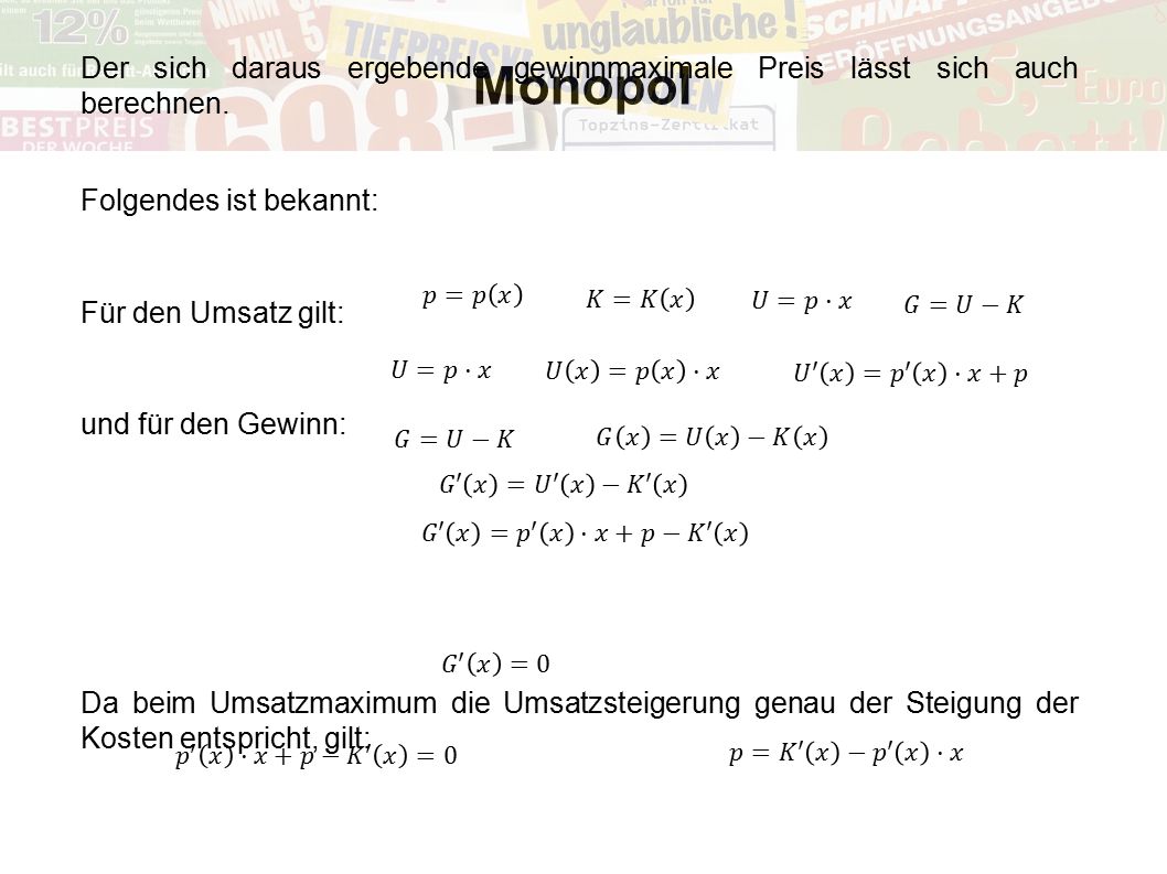 Preispolitik - Preiskalkulation - ppt herunterladen