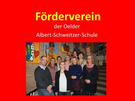 Förderverein der Oelder Albert-Schweitzer-Schule.
