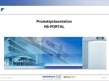Produktpräsentation HS-PORTAL.