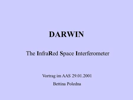The InfraRed Space Interferometer
