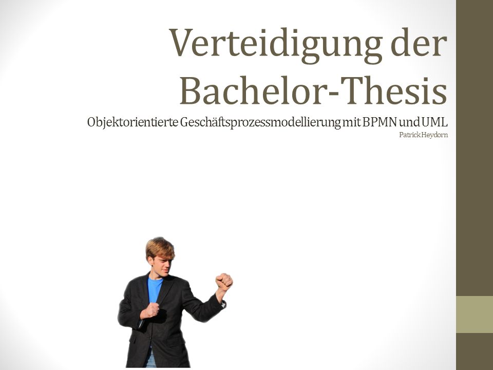Bachelor thesis pr