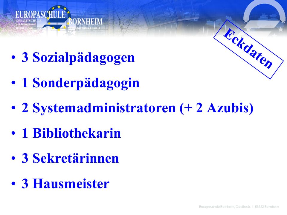 Kennenlernen steckbrief