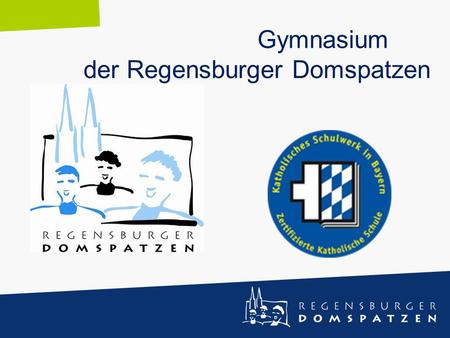 Gymnasium der Regensburger Domspatzen. Bildungsschwerpunkte am Gymnasium - vertiefte Allgemeinbildung - fordert die Bereitschaft, lebenslang zu lernen.