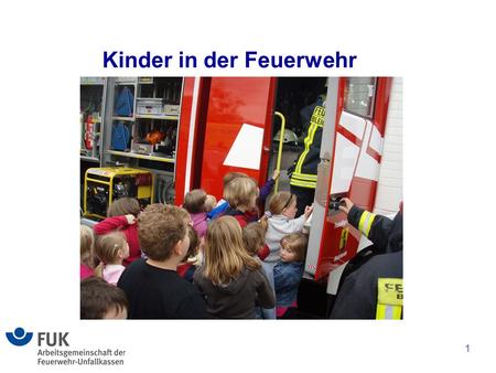 Kinder in der Feuerwehr