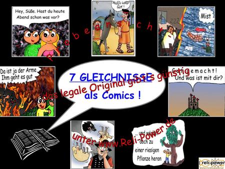 7 GLEICHNISSE als Comics !
