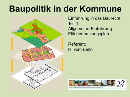 Baupolitik in der Kommune