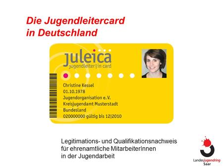 Die Jugendleitercard in Deutschland