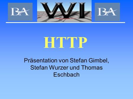 Präsentation von Stefan Gimbel, Stefan Wurzer und Thomas Eschbach