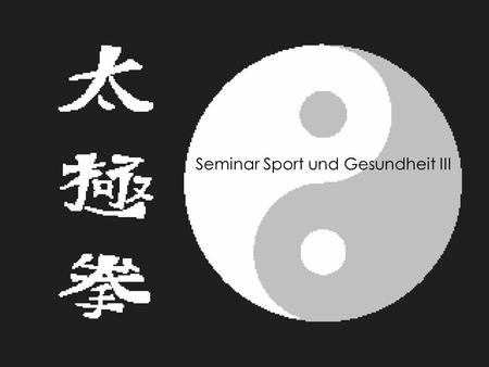 Seminar Sport und Gesundheit III