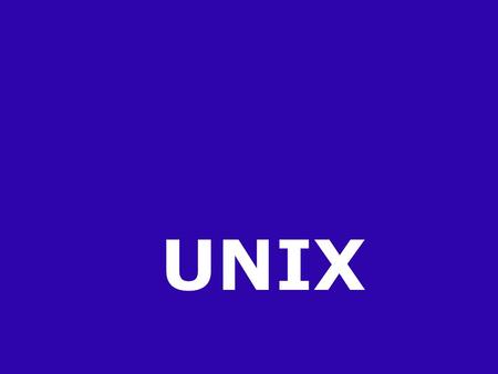 UNIX Linux.