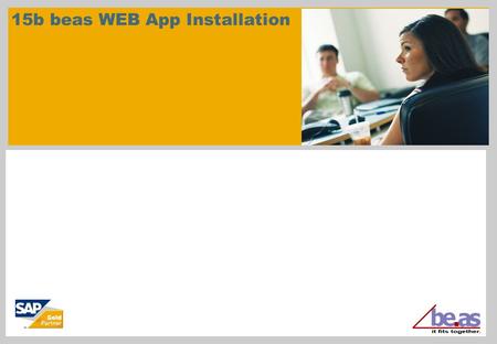 15b beas WEB App Installation
