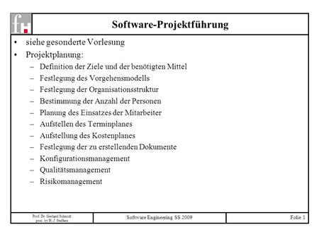 Software-Projektführung