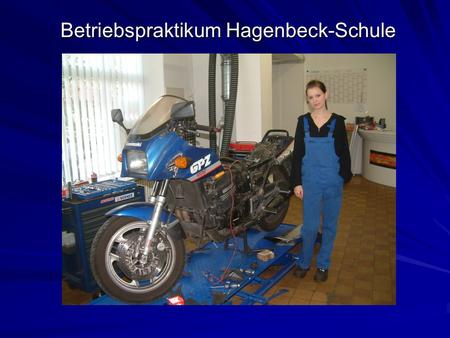 Betriebspraktikum Hagenbeck-Schule