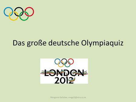 Das große deutsche Olympiaquiz