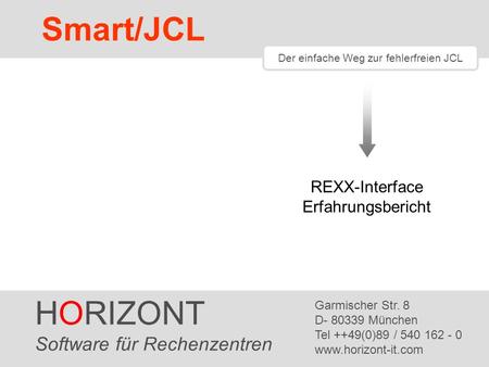 Smart/JCL HORIZONT Software für Rechenzentren