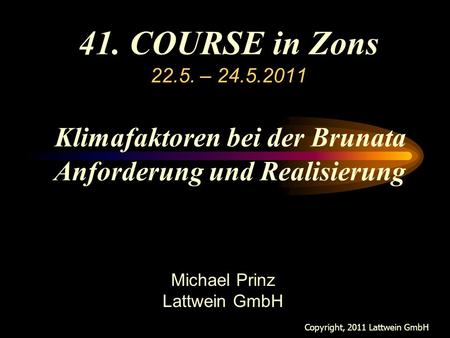 Neues in Version 2.5 Michael Prinz Lattwein GmbH