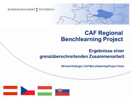 CAF Regional Benchlearning Project
