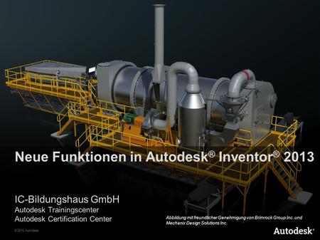 Neue Funktionen in Autodesk® Inventor® 2013