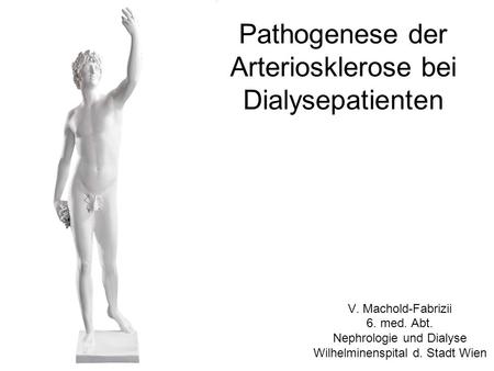 Pathogenese der Arteriosklerose bei Dialysepatienten