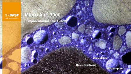 Micro Air® 9000 Luftporenbildner für Beton Zementstein Gesteinskörnung