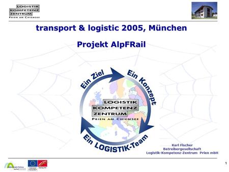 transport & logistic 2005, München Projekt AlpFRail